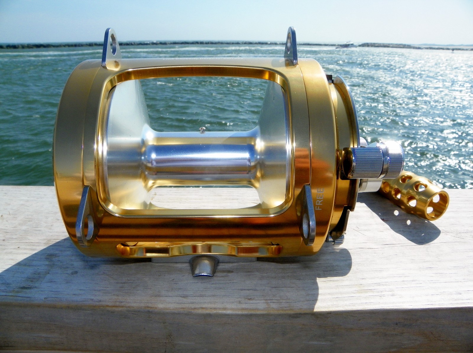 OKIAYA BLUE MARLIN PRO NATIONAL 80W-II 2 Speeds Big Game Reel Dual AXR Drag