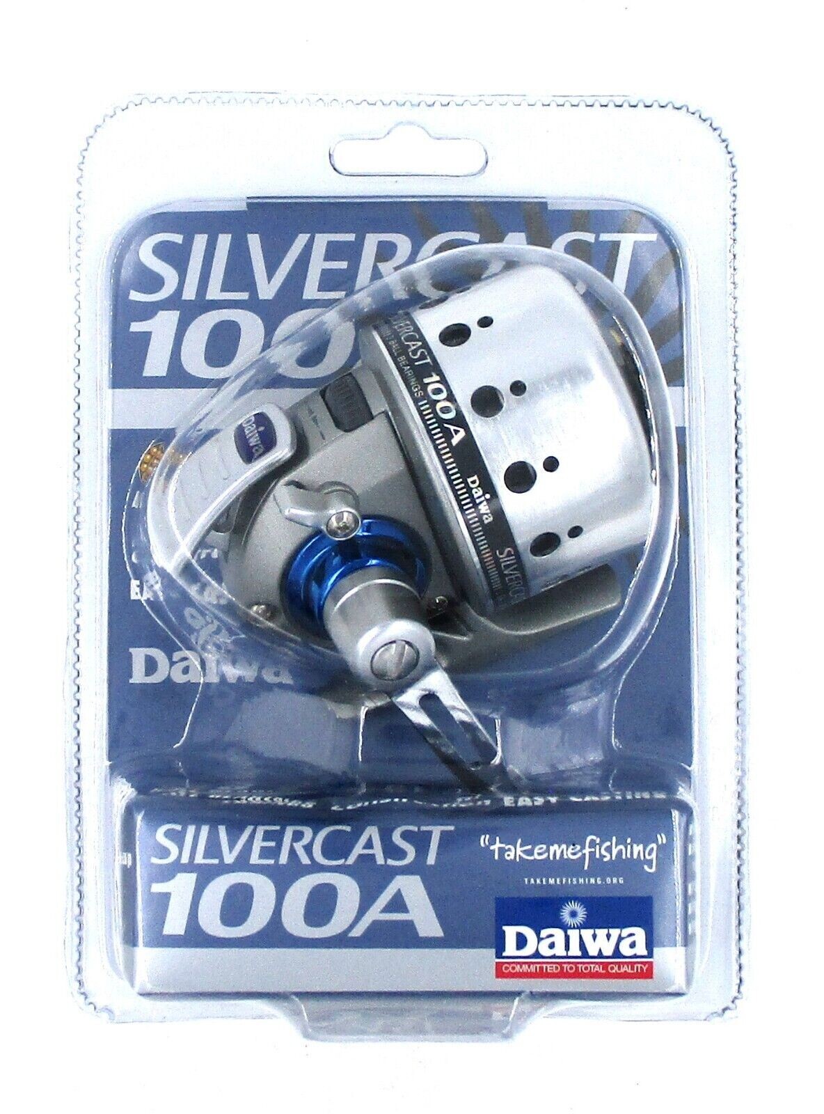 Daiwa Silvercast 100 A Spincast Reel SC100A-CP Fishing Reel 4.3:1 Gear Ratio