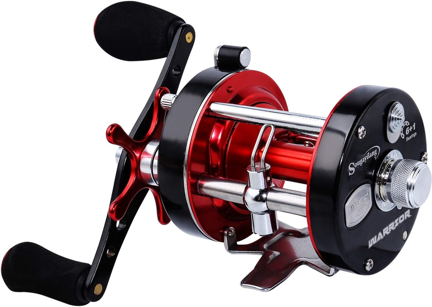 Fishing Reels Round Baitcasting Reel Conventional Reel Reinforced Metal Body &