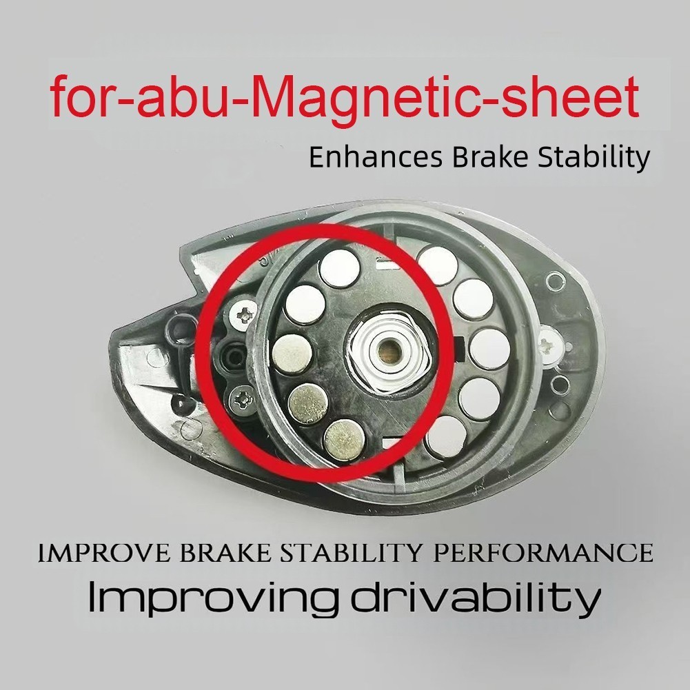 Set of Five Magnetic Brake Beans for Abu Wheel Fishing Line Accessories