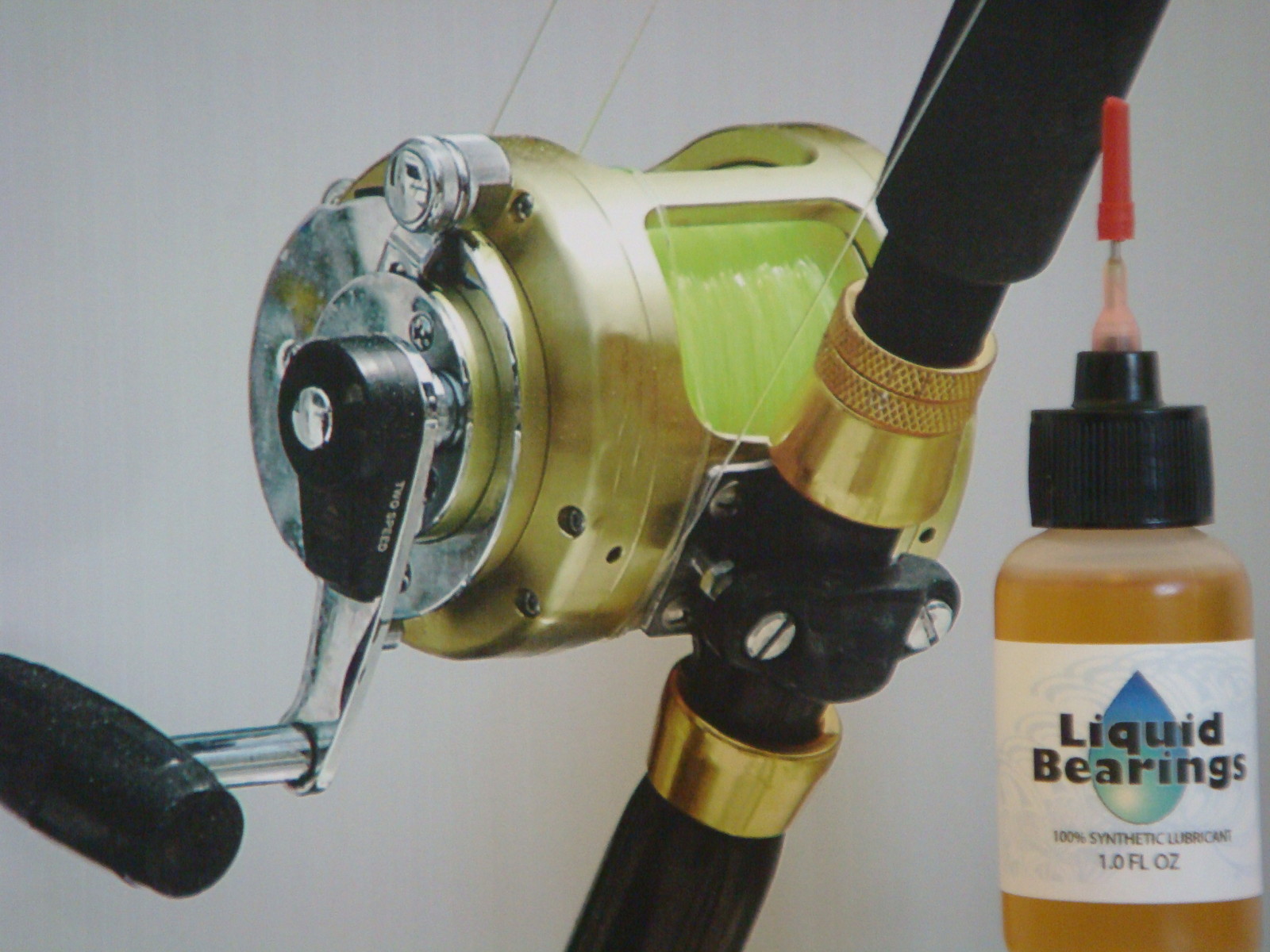 Liquid Bearings, 100%-synthetic oil for Abu Garcia or any reels, PLEASE READ!!