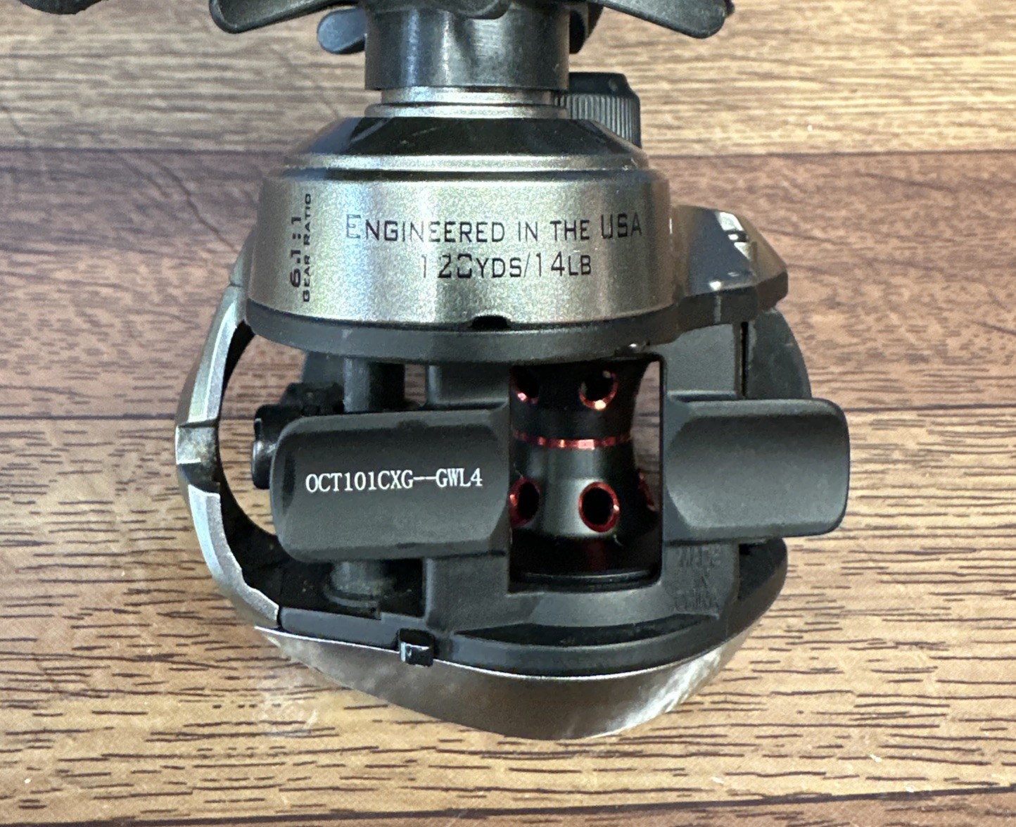Quantum Octane OCT101CXG 6.1:1 120yds/14lb Baitcasting Fishing Reel 3 Bearings