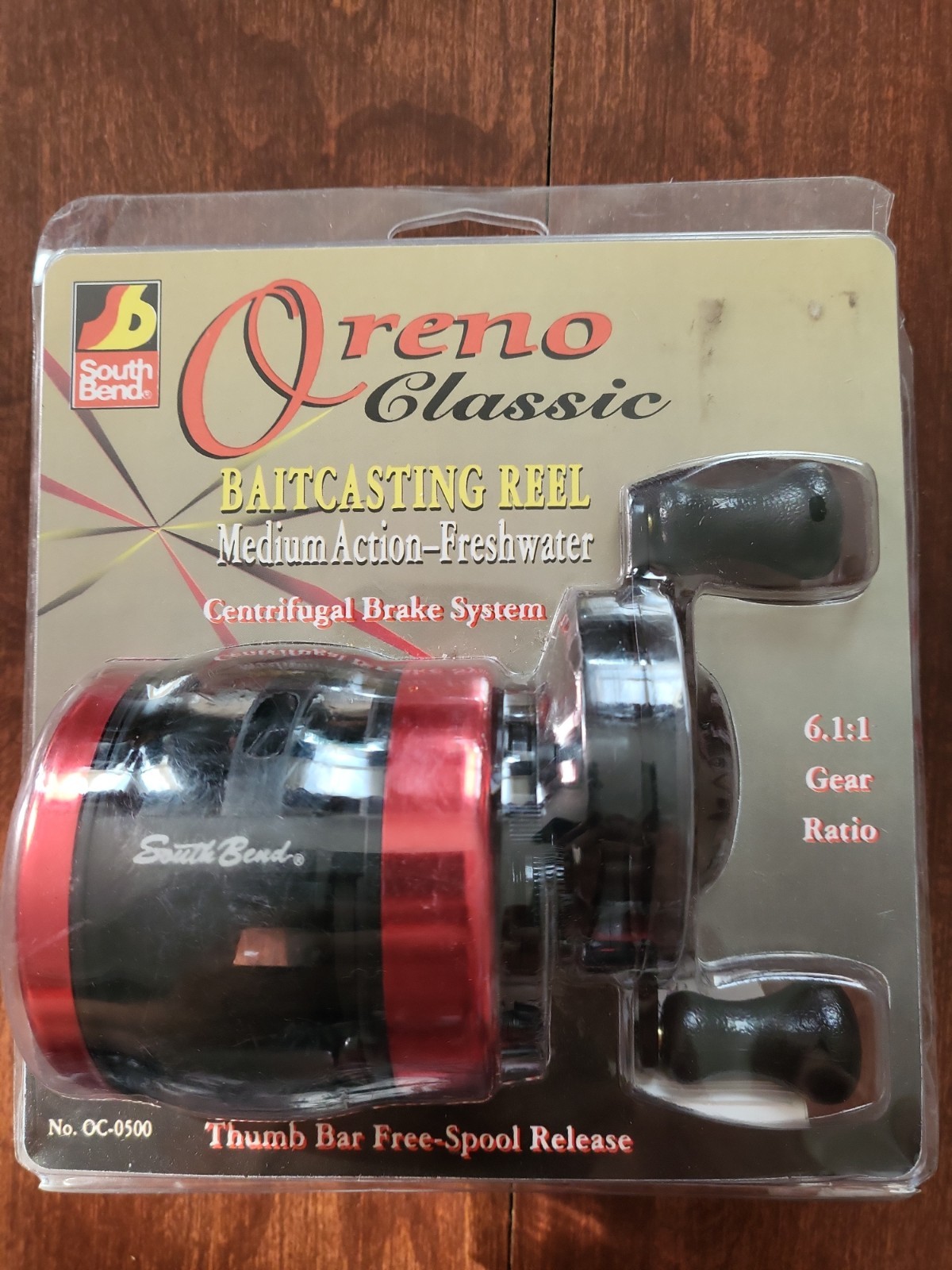 South Bend Oreno Classic OC-0500 Baitcasting Fishing Reel 6.1:1 Ratio Brand New!