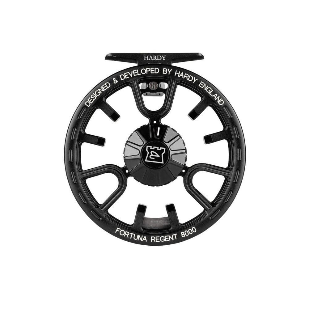 HARDY FORTUNA REGENT 10000 FLY REEL FREE $100 LINE!–BLACK 9-11 WT. SEALED DRAG