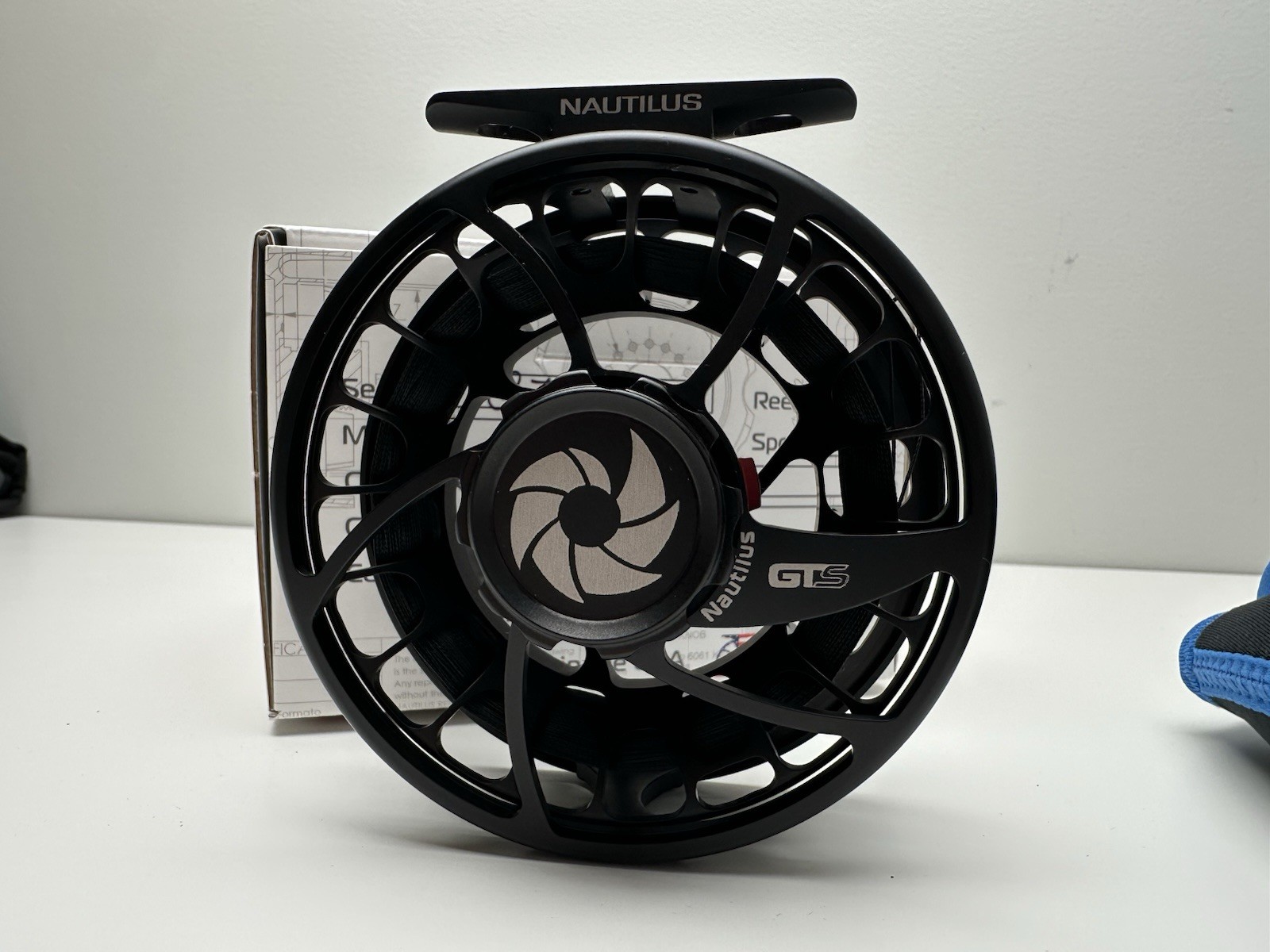 Nautilus GTS Fly Reel – Size 5/6 – Black/Red 🔥 NEW!
