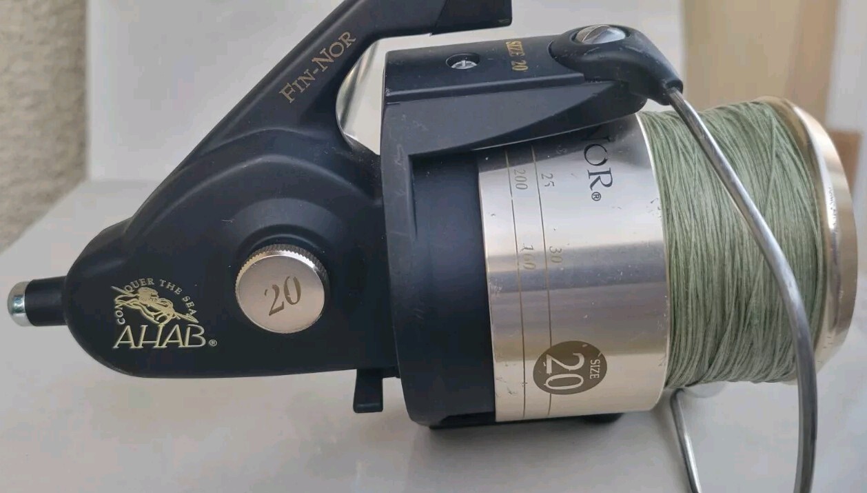Fin-Nor AS20 Ahab Spinning Reel # 20 (US Seller) Rare-not made like this anymore
