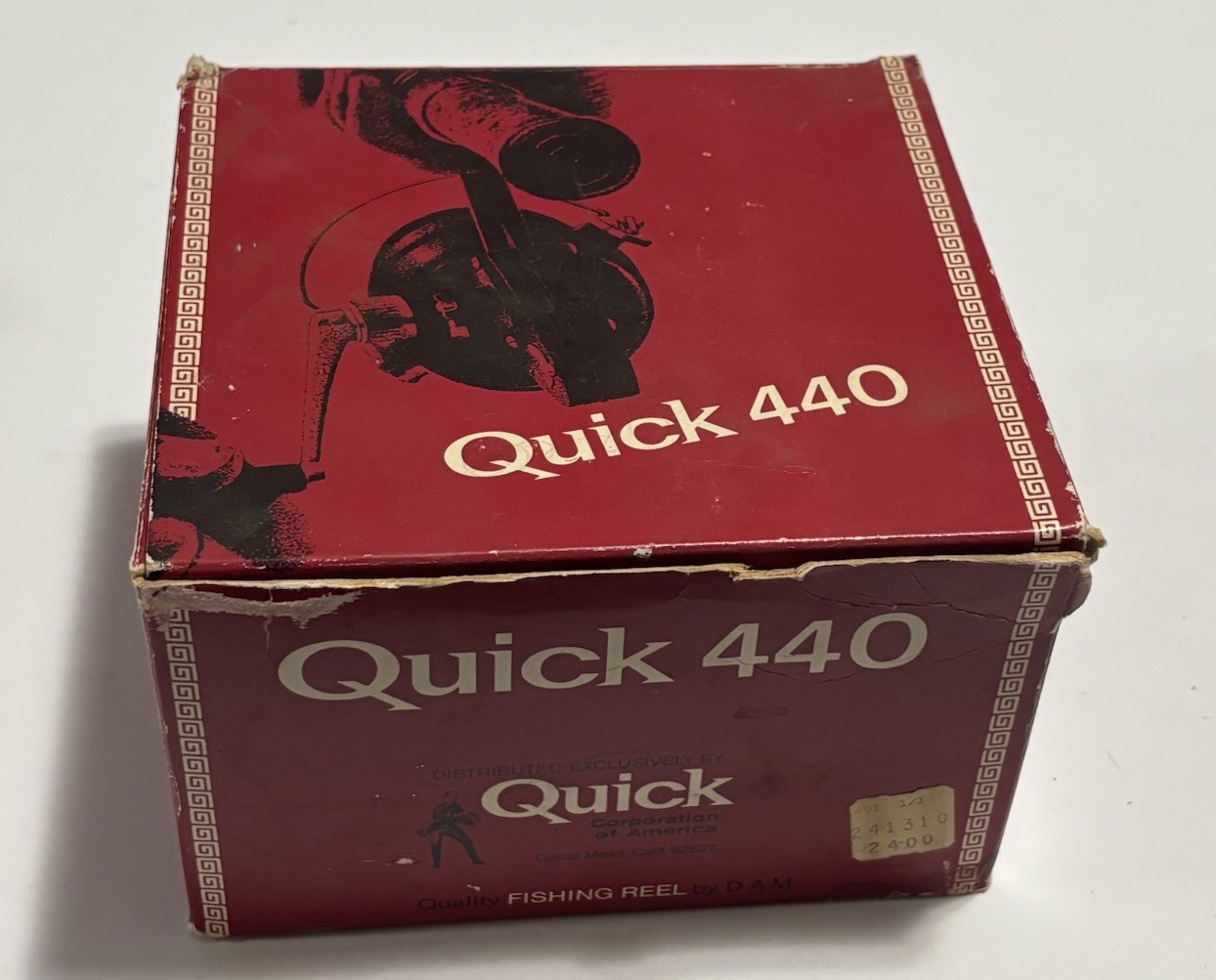 Vintage NOS D.A.M Quick 440 Spinning Fishing Reel, Box, Paperwork