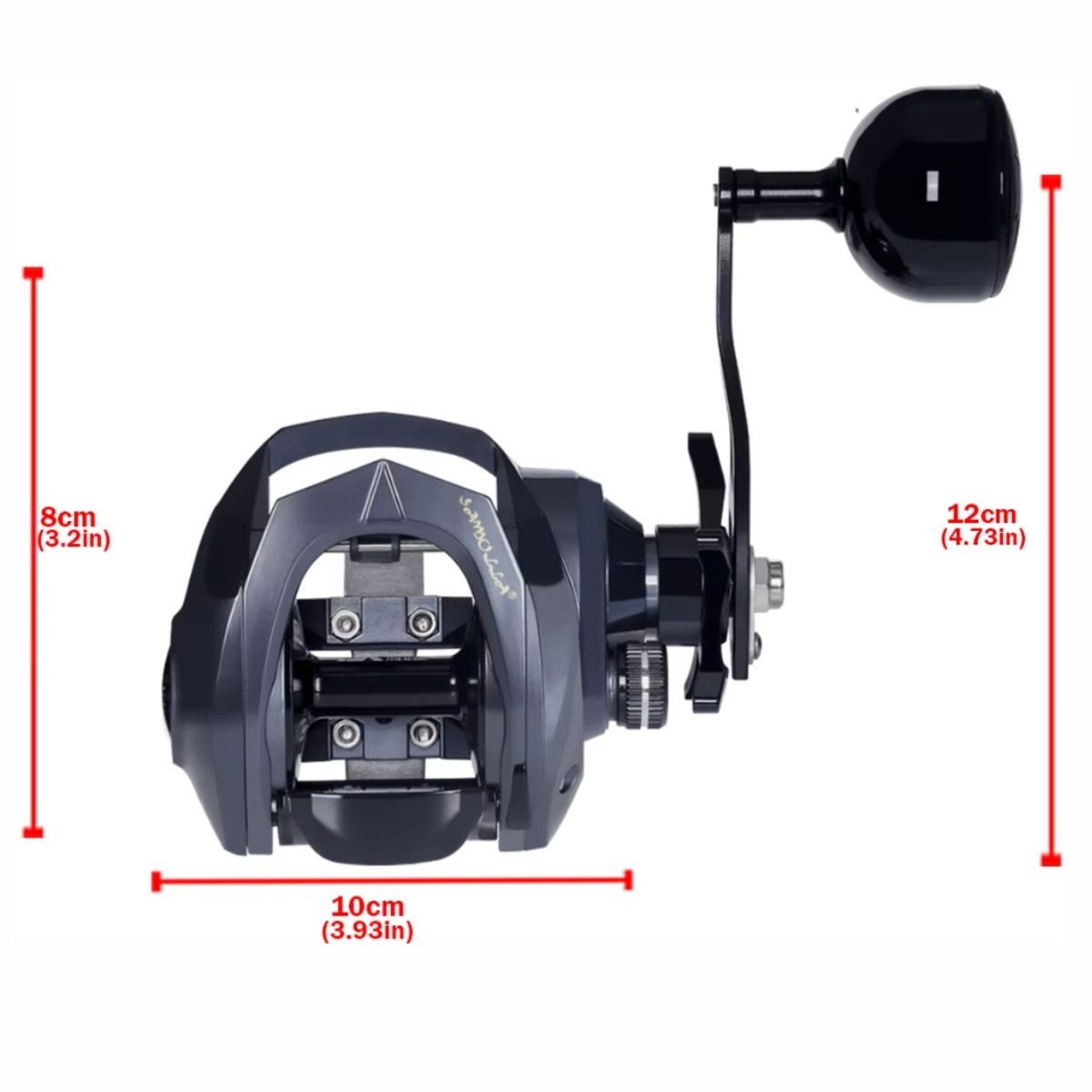 Large Capacity – Low Profile Reel Baitcasting Fishing Reel PWR Handle 6:3:1