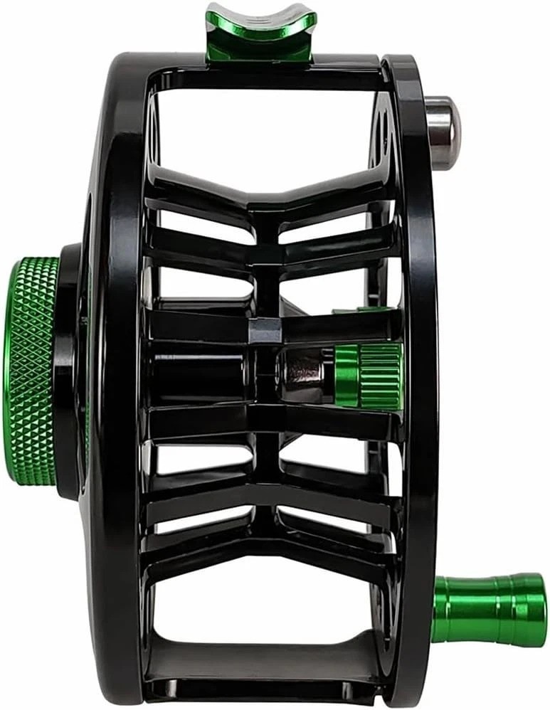 5/7wt Large Arbor Fly Fishing Reel – Effortless Drag & Adjustable Handle