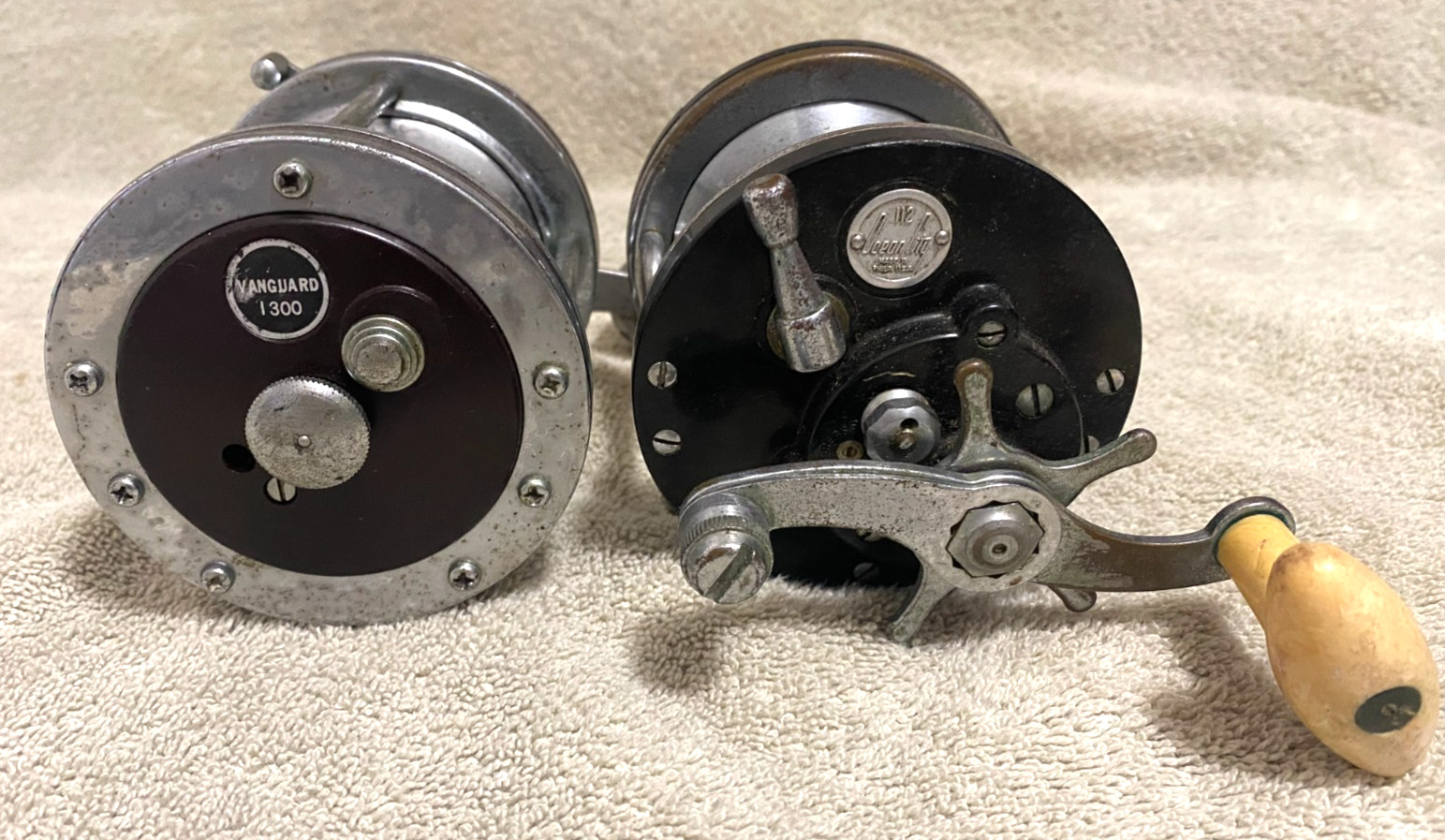 Vintage Ocean City 112 & Vanguard 1300 Deep Sea Fishing Reels – Both Work