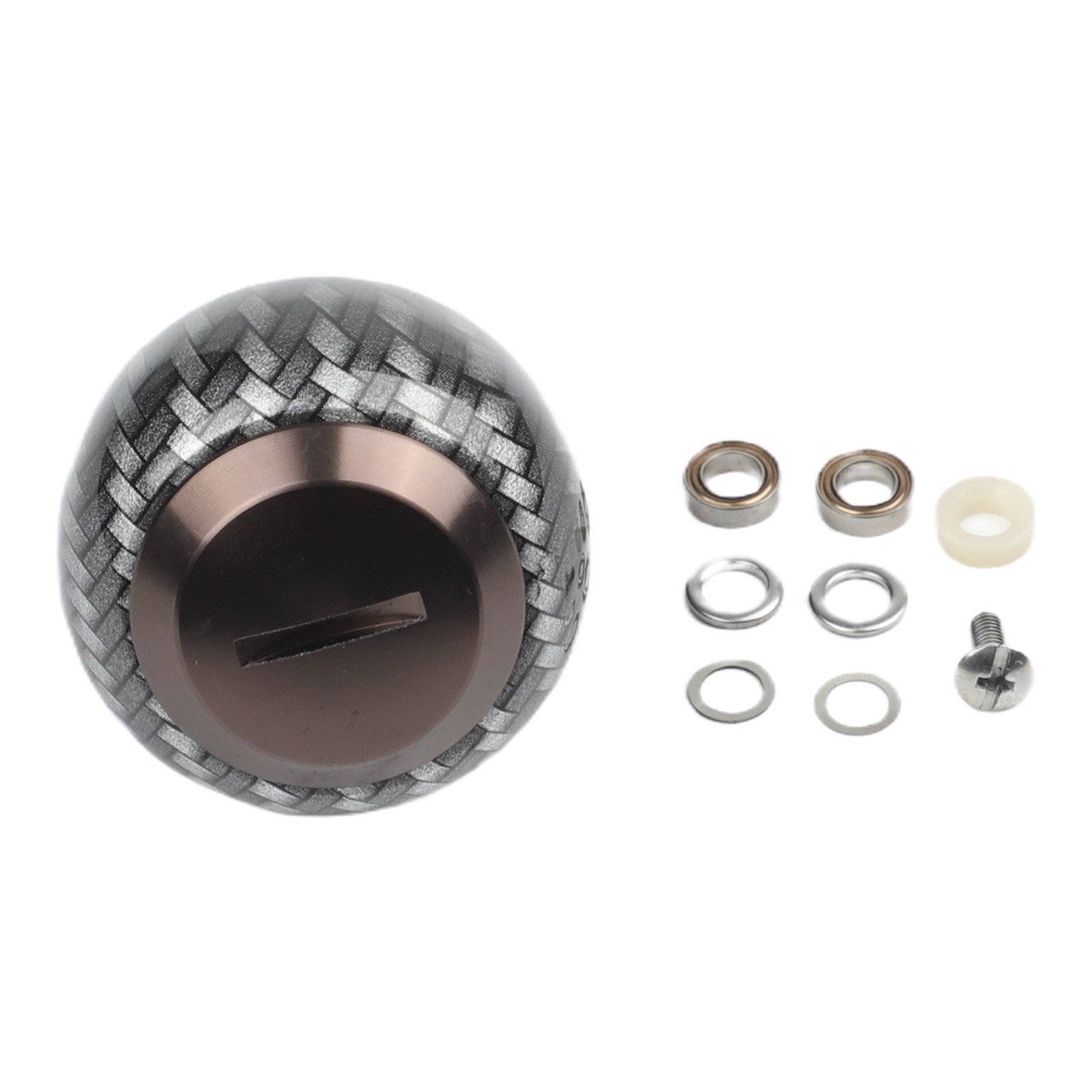 Fishing Reel Grip Ball Knobs for For DAIWA For FUEGO Carbon Fiber and Aluminum
