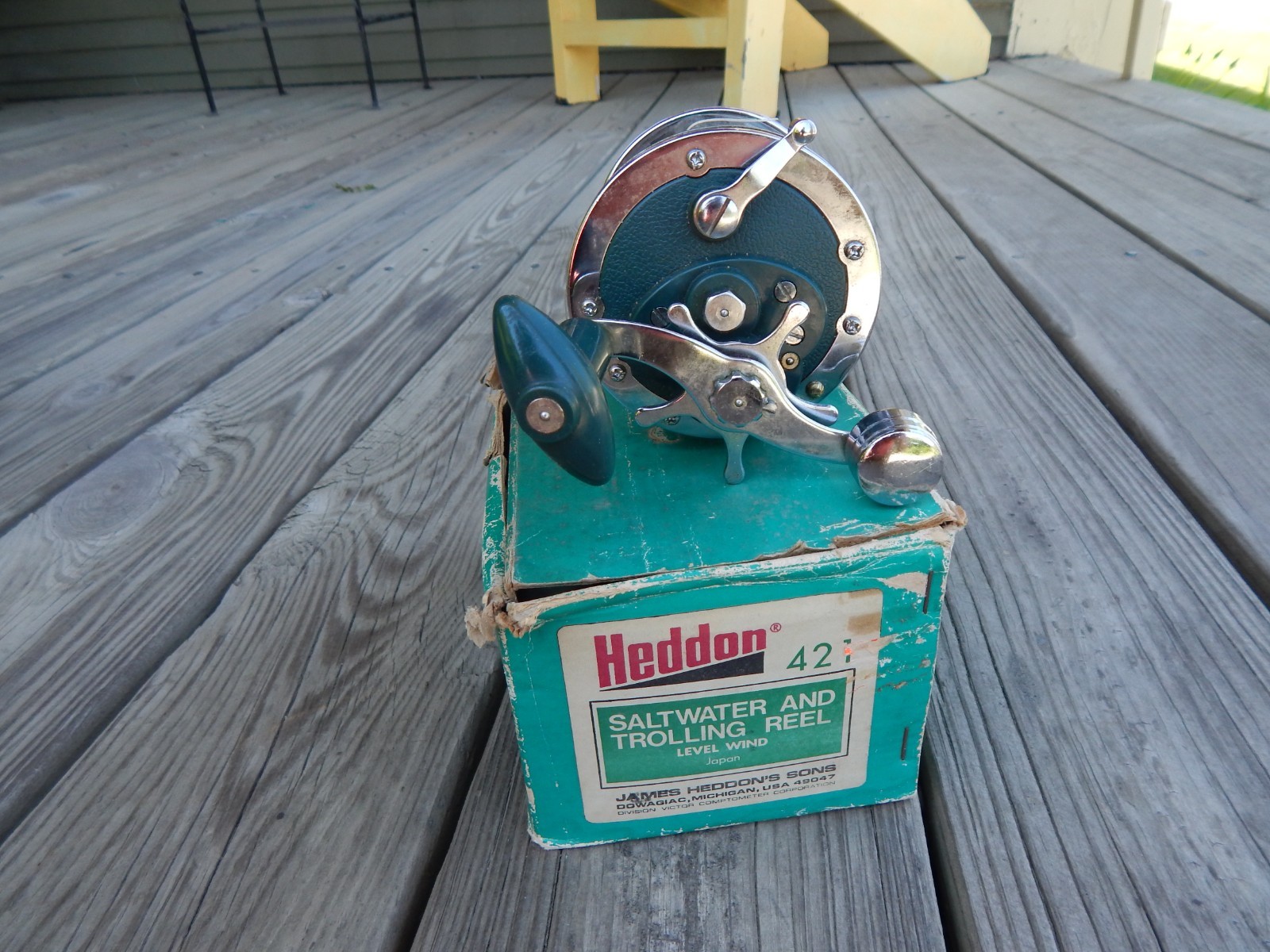 HEDDON #421 Saltwater & Trolling FISHING REEL in the box