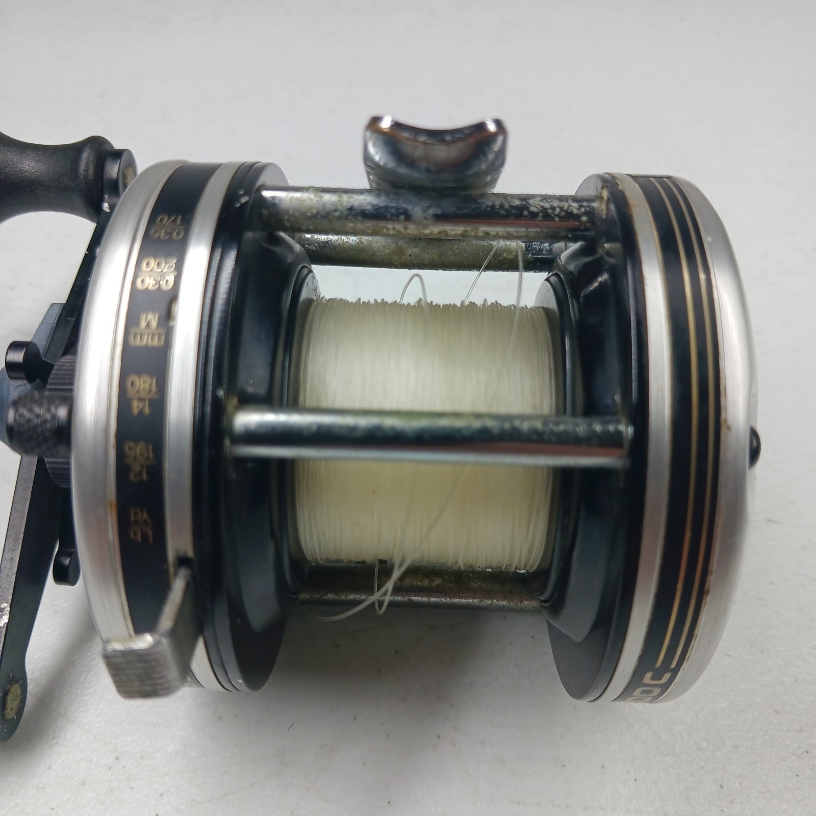 Vintage Abu Garcia ambassadeur 5500 C Silver Fishing Baitcaster Reel Sweden Rt