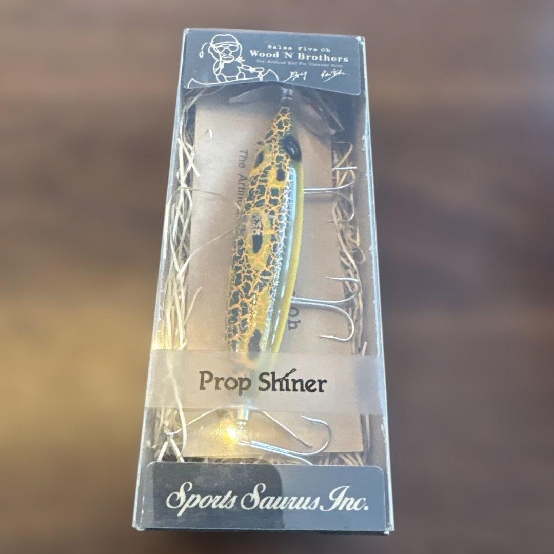 Balsa 50 W Prop Shiner Fishing Lure Topwater Hard Bait Tackle Japan