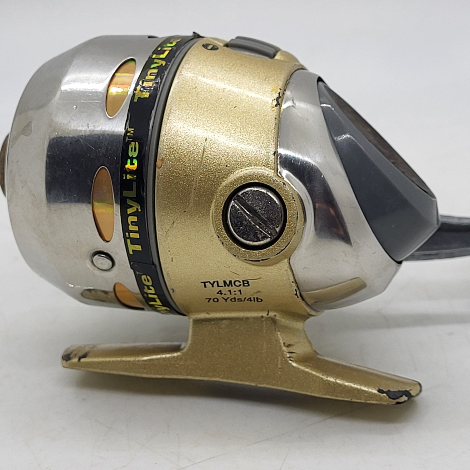 Bass Pro Shops Tinylite Reel Tylmcb 4:1:1, Line 70 Yds/4lb, Ultralite, VG+ Cond