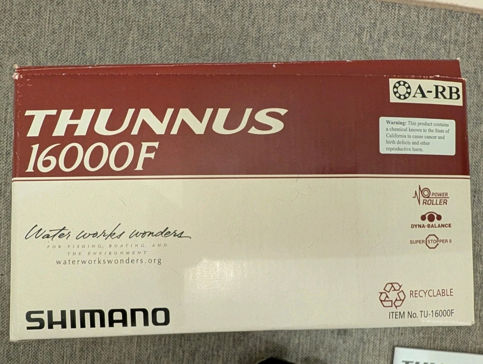 Very Nice Shimano Thunnus 16000F Large Spinning Fishing Reel