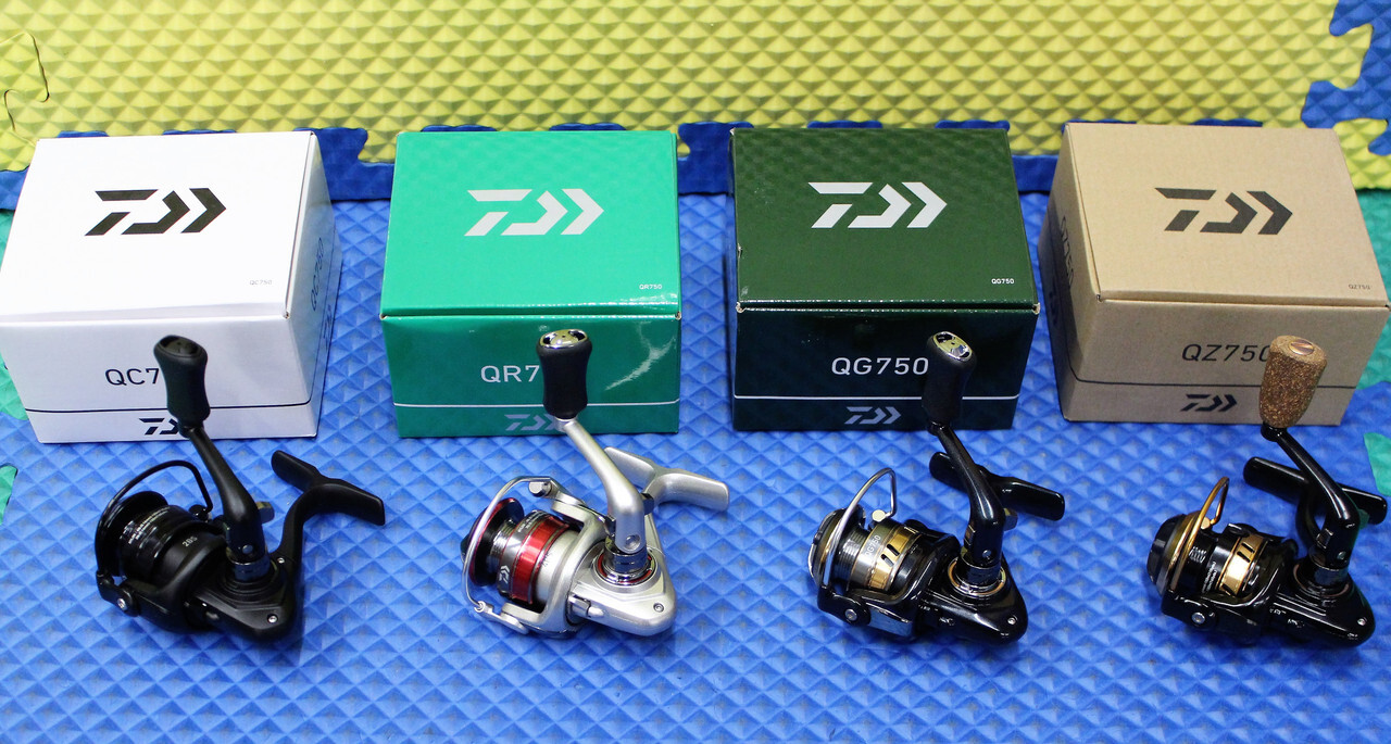 Daiwa Ultralight Graphite Spinning Reels Q 750 Series CHOOSE YOUR MODEL!