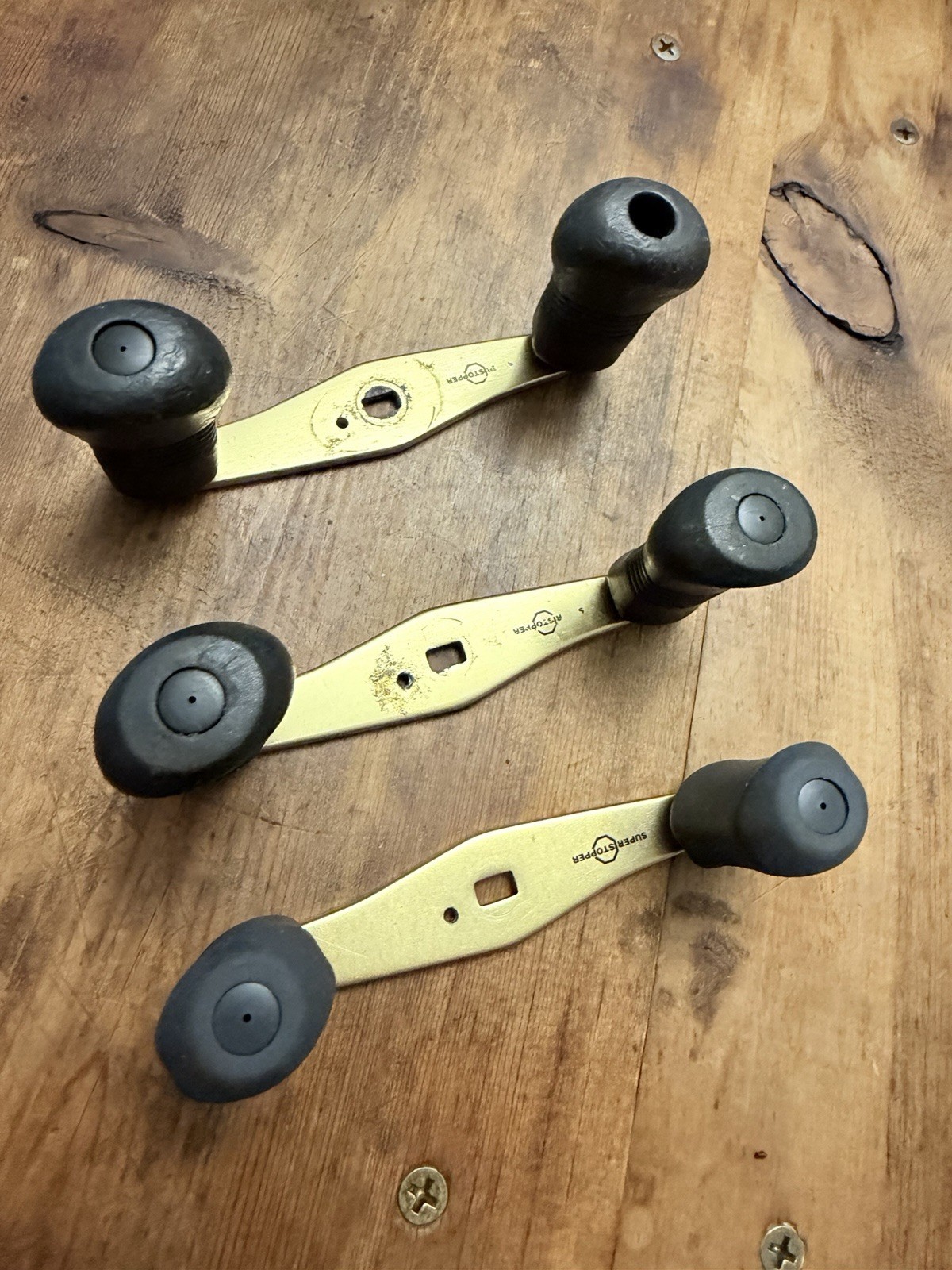 Used Shimano Calcutta Paddle Handles ( 3 Items Bundle). Sold As Is.