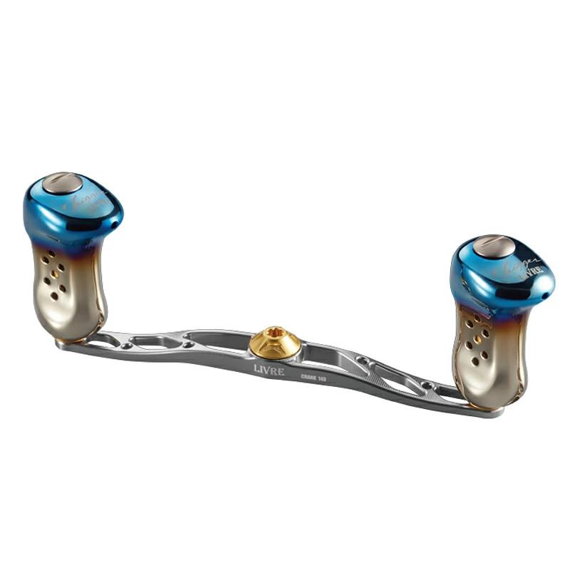 Japan LIVRE Crank 140 Without Center Nut Titanium P + Gold G