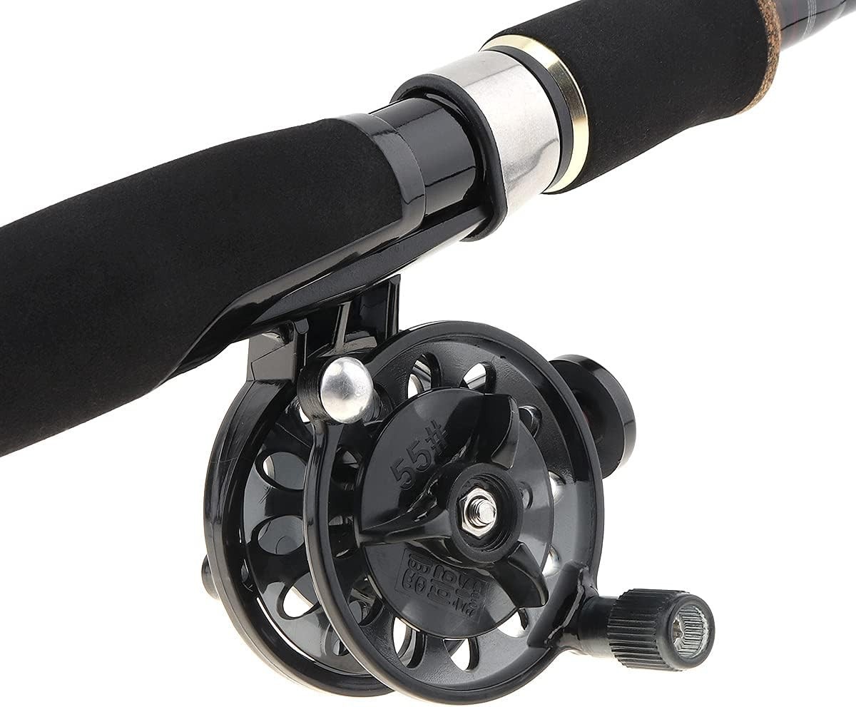 High Speed Spinning Reel for Fly Fishing Right Hand 40g Lightweight Black