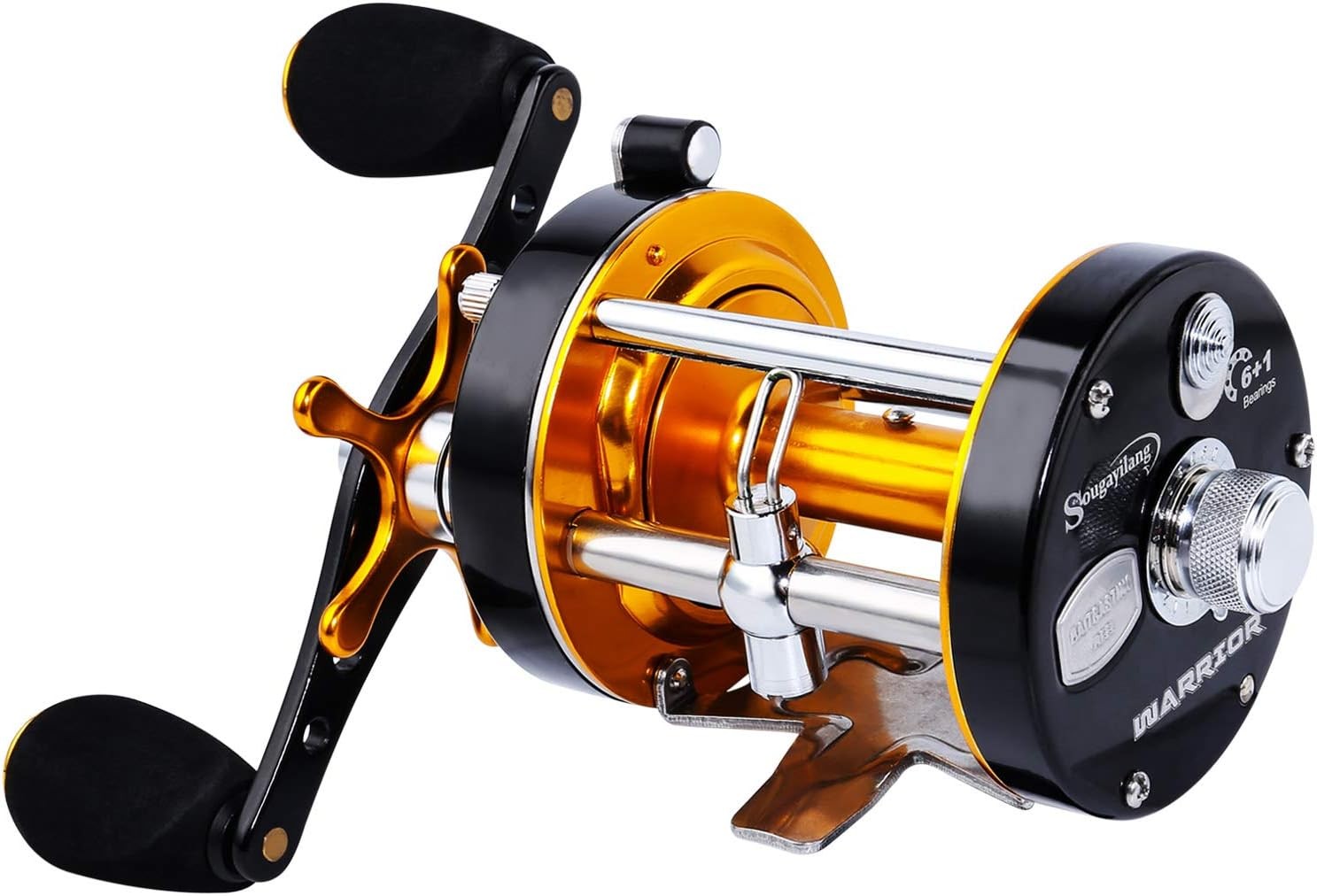 Fishing Reels Round Baitcasting Reel Conventional Reel Reinforced Metal Body