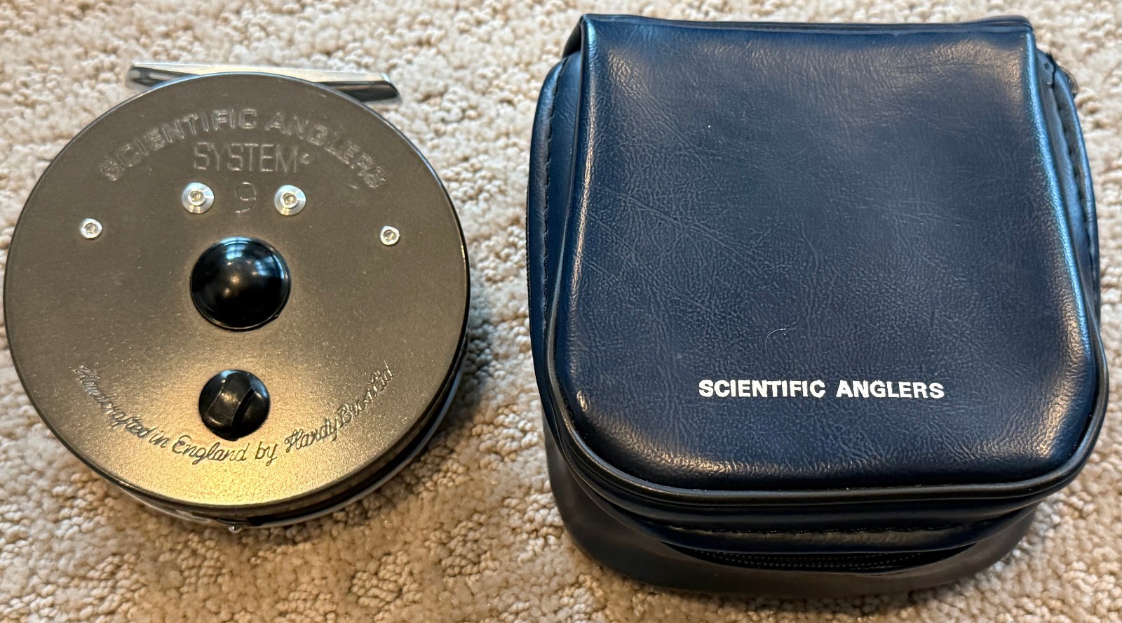 Vintage Hardy-Built Scientific Anglers System 9 Fly Reel. Made in England.