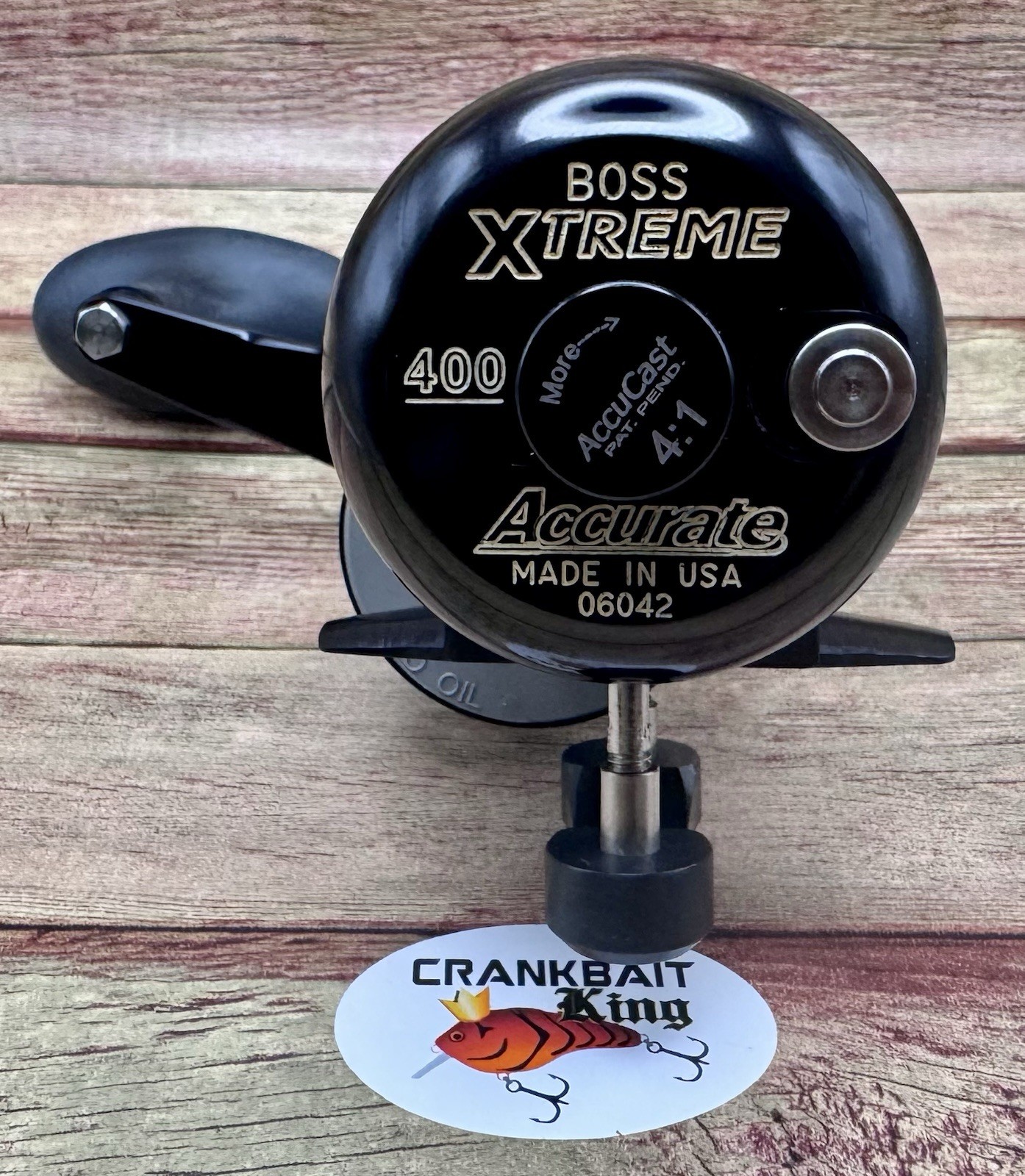 Black Accurate Boss Xtreme 400 Saltwater Reel Lever Drag USA Two Speed DPX2 DAWG