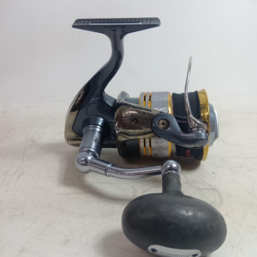 Used SHIMANO 02332 Fishing supplies reel spinning reel 09 Twin Power SW12000HG