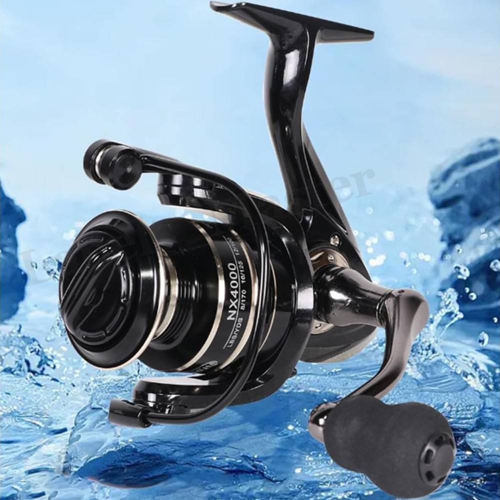 12BB Metal Spinning Fishing Reel 5.2:1 for Freshwater Saltwater 2000-7000 Series