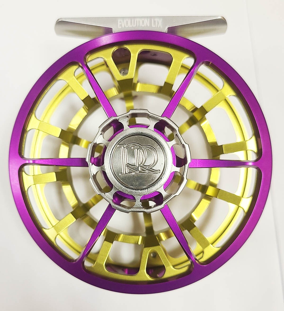 ROSS EVOLUTION LTX 5/6 WEIGHT FLY REEL NEW 2025 MARDI GRAS COLOR PURPLE & LIME