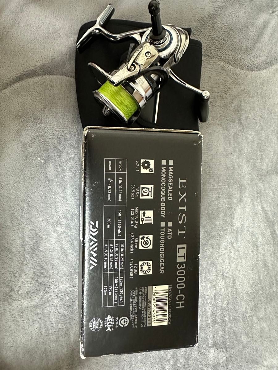 DAIWA 18 Exist LT3000-CH Spinning Reel Light Tough Flagship Model