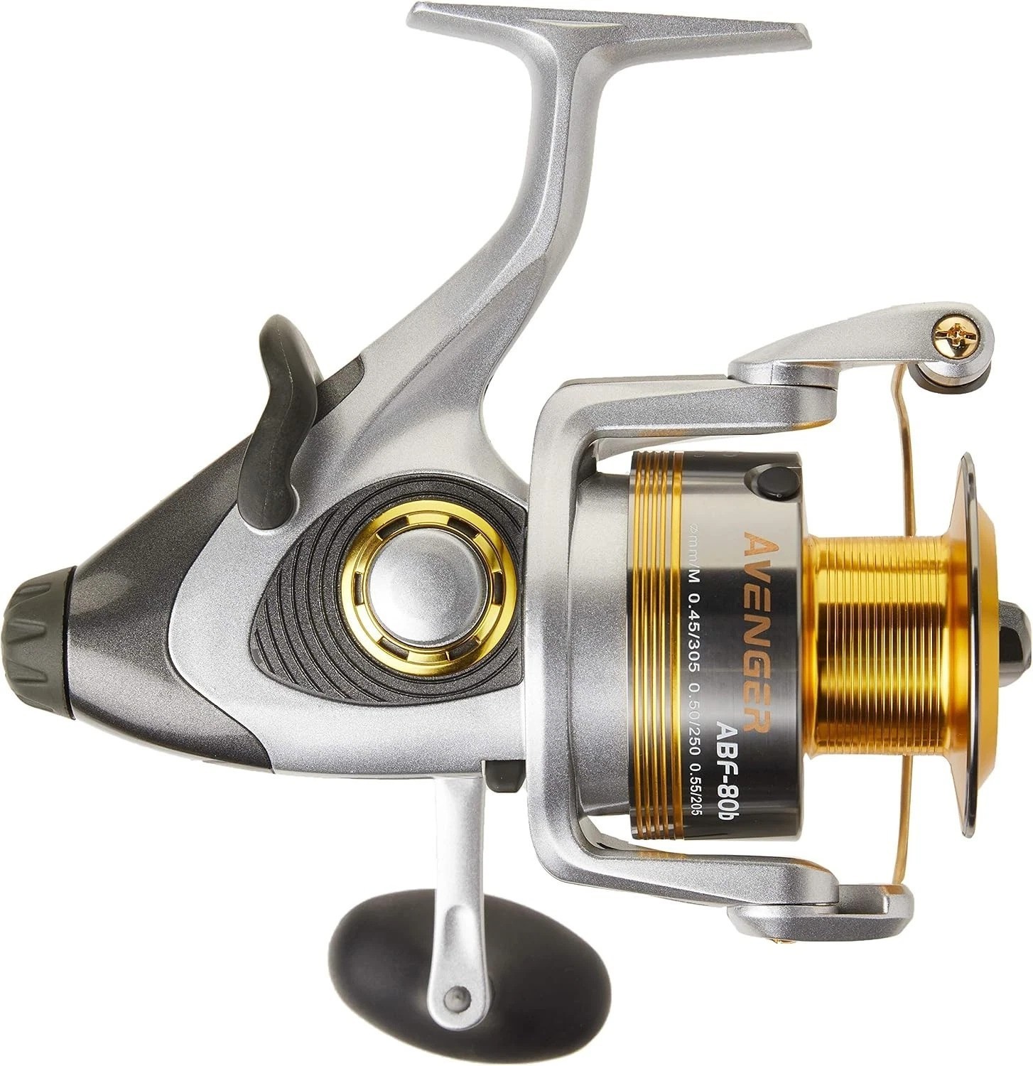 Avenger ABF B Series Saltwater Reel – 40′ Retrieve, 33lbs Drag, Compact Design