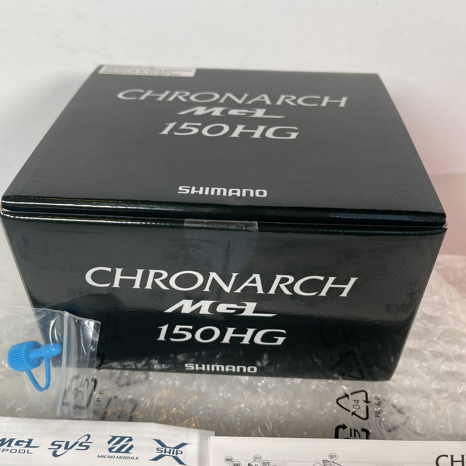 Shimano Chronarch CHMGL150HG MGL 150 HG Baitcasting Reel BOX & PAPERWORK ONLY