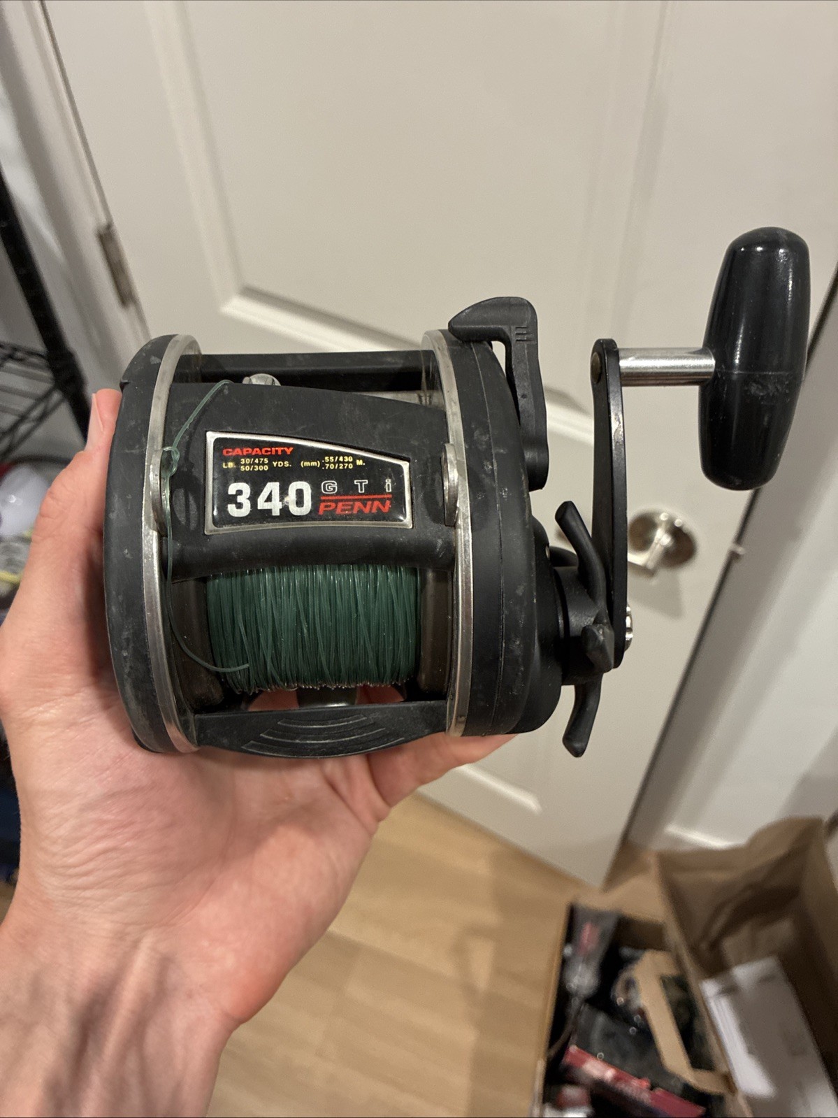 340 GTI PENN Level Wind Fishing Reel Excellent Condition