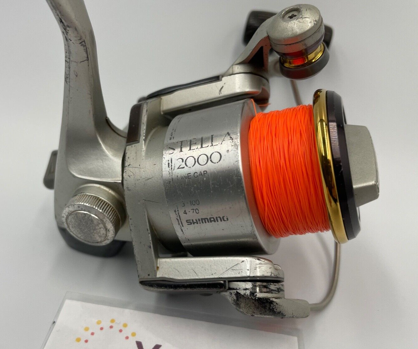 Shimano 92 Stella 2000 Spinning Fishing Reel First generation Gear Ratio 4.4:1