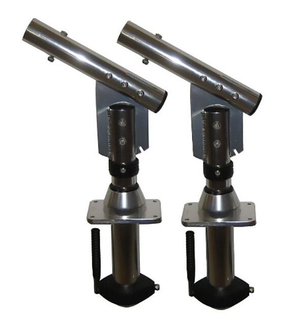 Lees Tackle SW9300 Sidewinder Bolt-On Lay-Down Outrigger Mounts