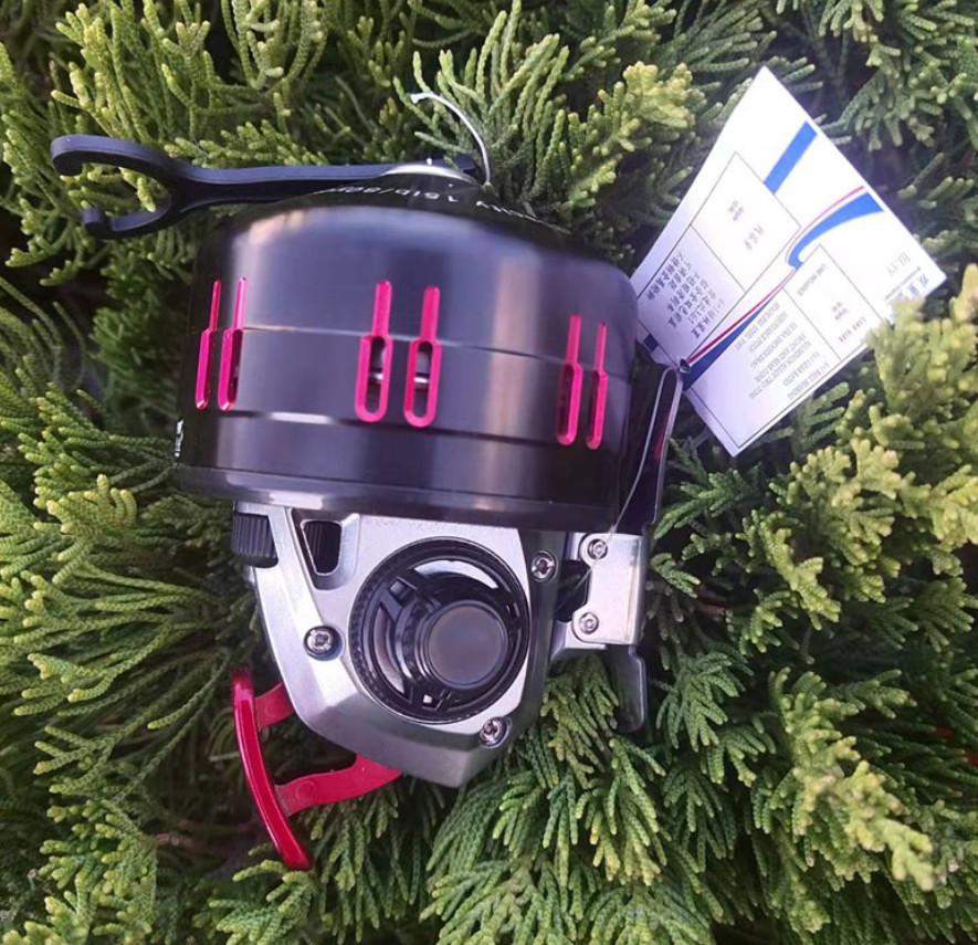 Metal Fishing Reel Wheel 3.6:1 Slingshot Fishing ReelS 6+1BB Closed Line Hunting