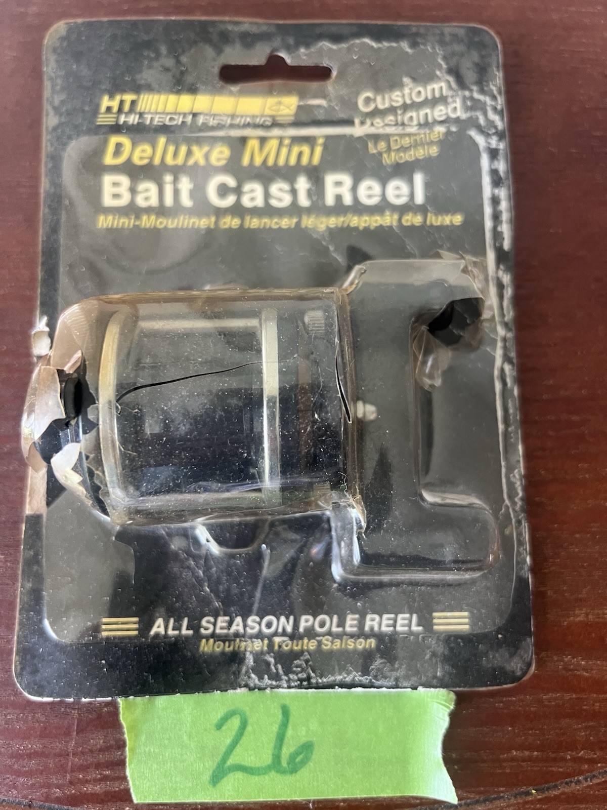 HT Hi-Tech Fishing Deluxe Mini Bait Cast Reels MBR-2 New In Box New Old Stock