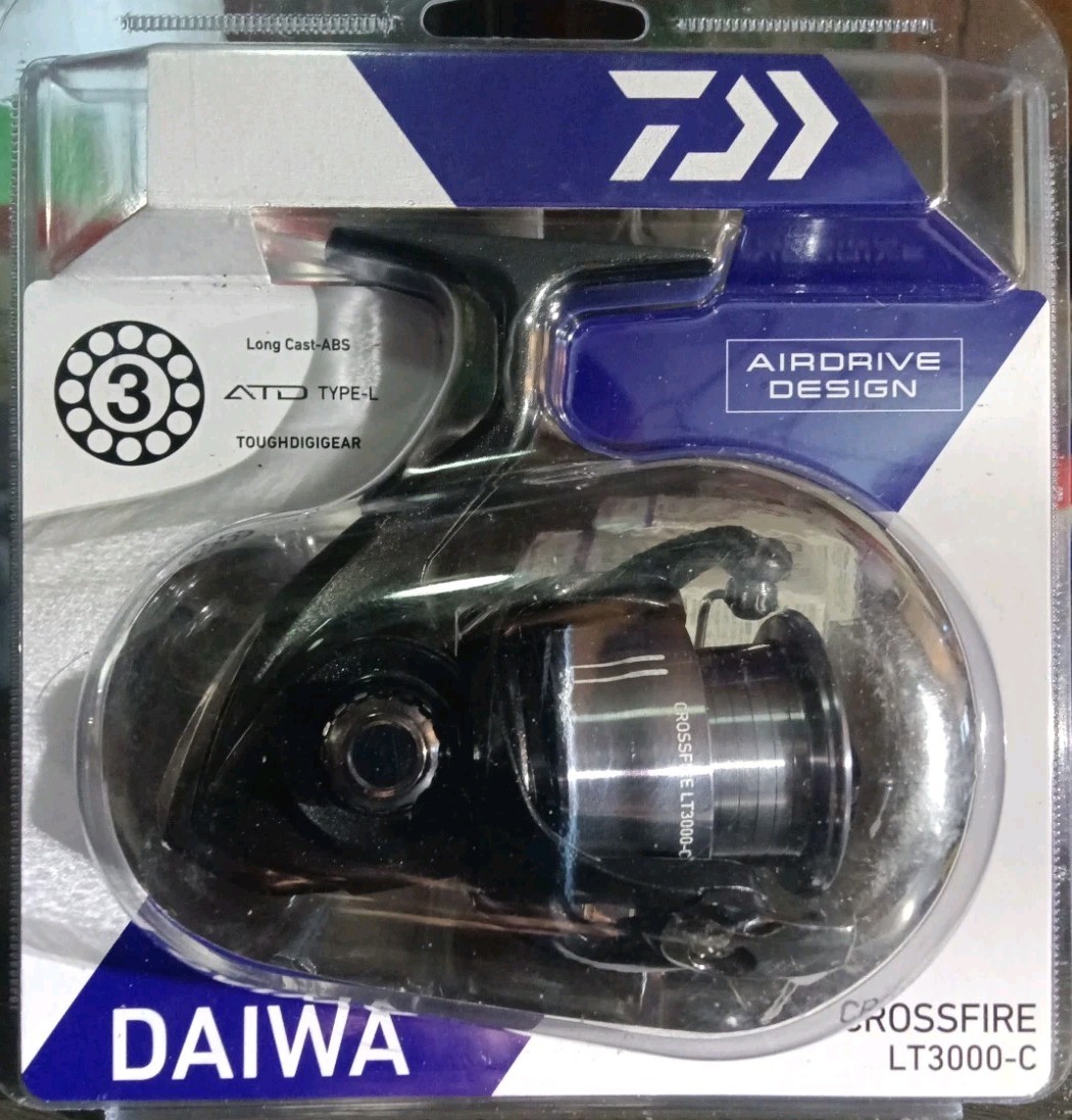DAIWA CROSSFIRE LT 3000-C LONG CAST ABS 5.3:1 3BB+1RB LEFT RIGHT SPINNING REEL!!