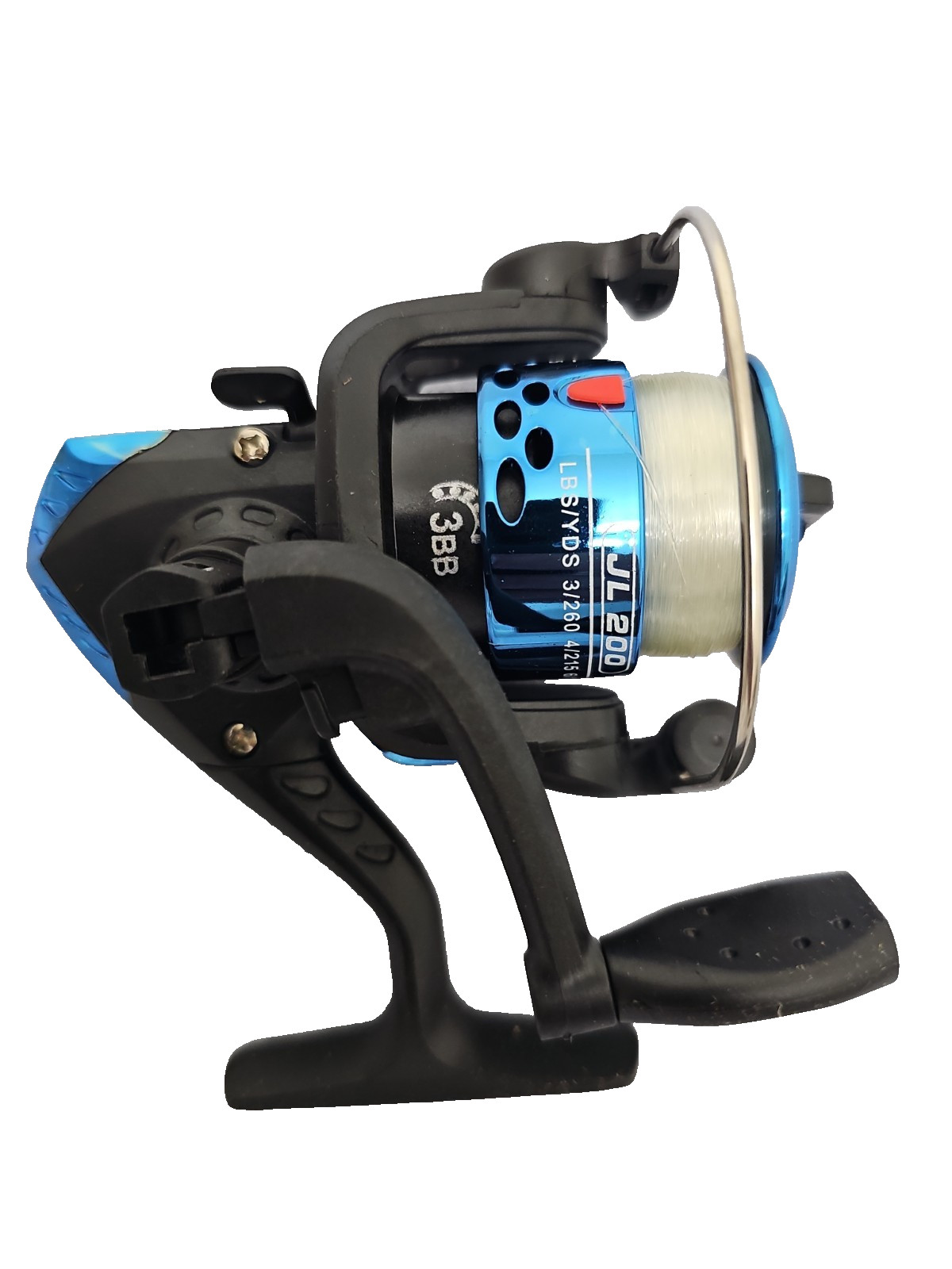 Jin Li JL200 Small Fishing Reel Aluminum Fishing Reel with Cable for Saltwater