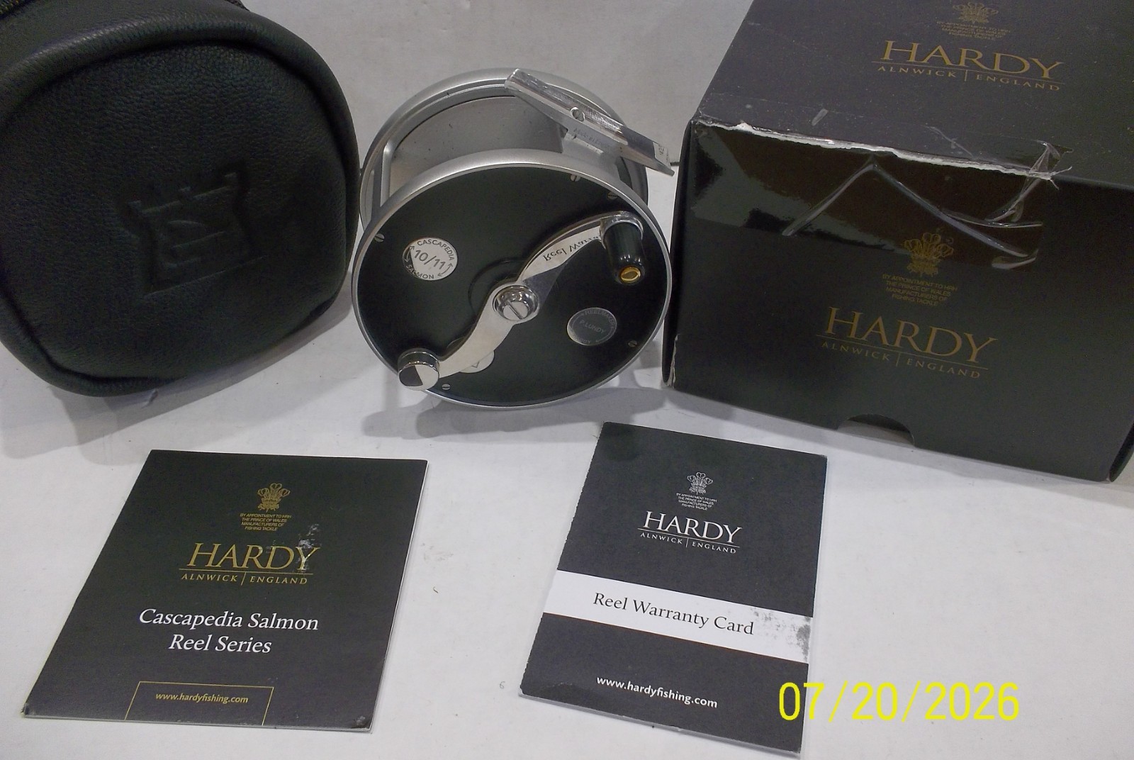 Hardy Cascapedia 10/11 fly fishing reel New in Box