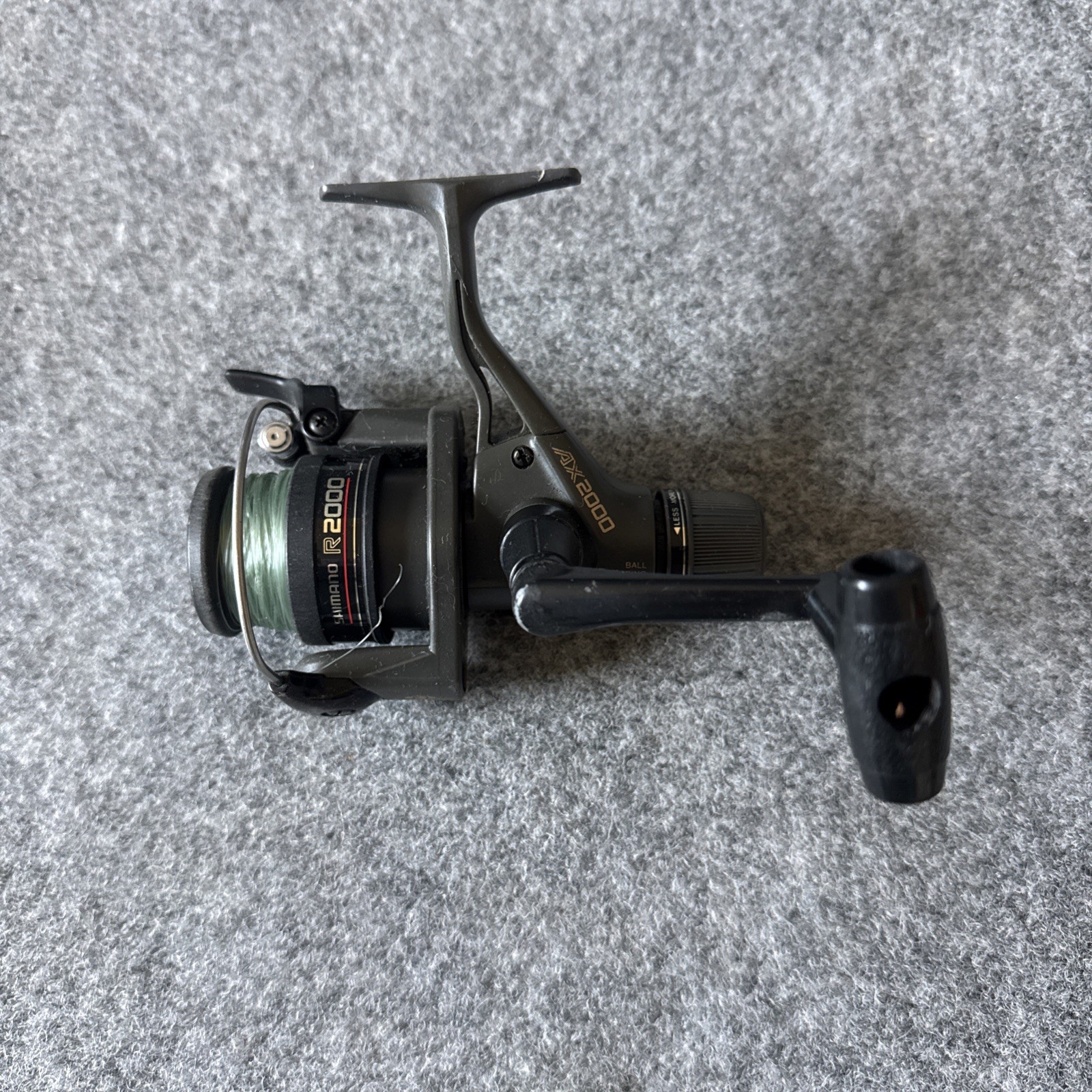 SHIMANO AX2000 GRAPHITE Spinning Reel Rear Drag Quickfire II