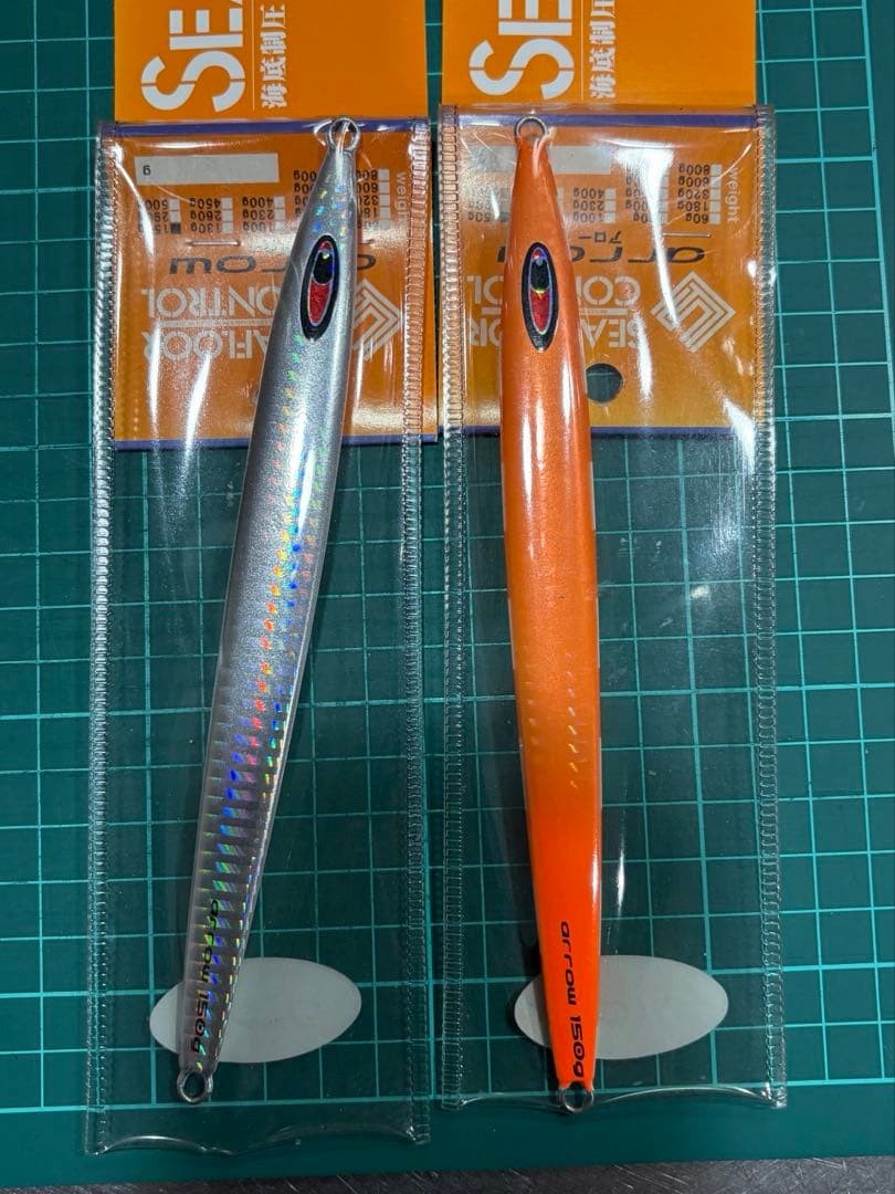 SEAFLOOR CONTROL arrow 150g Metal Jig Set of 2 Fishing Equipment Japan