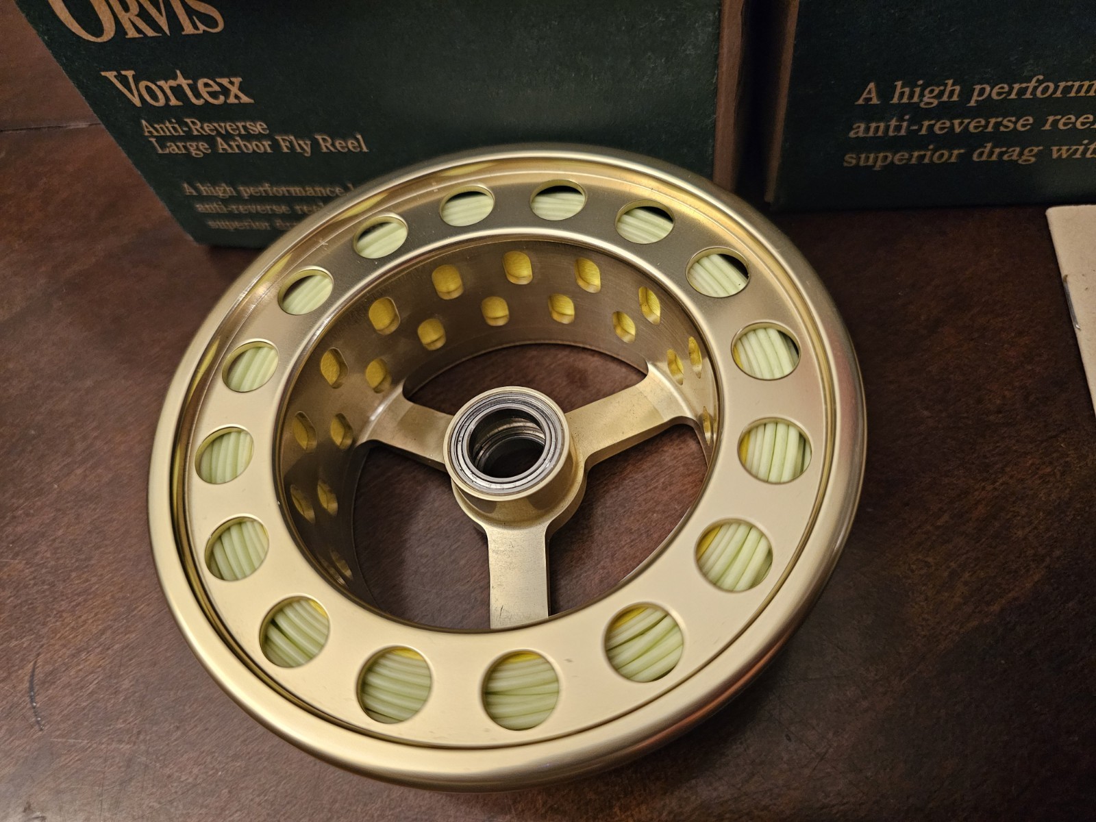 Orvis Ant-reverse Large Arbor Fly 7/8 Reel W/Extra Spool W/Soft Cases In Boxes