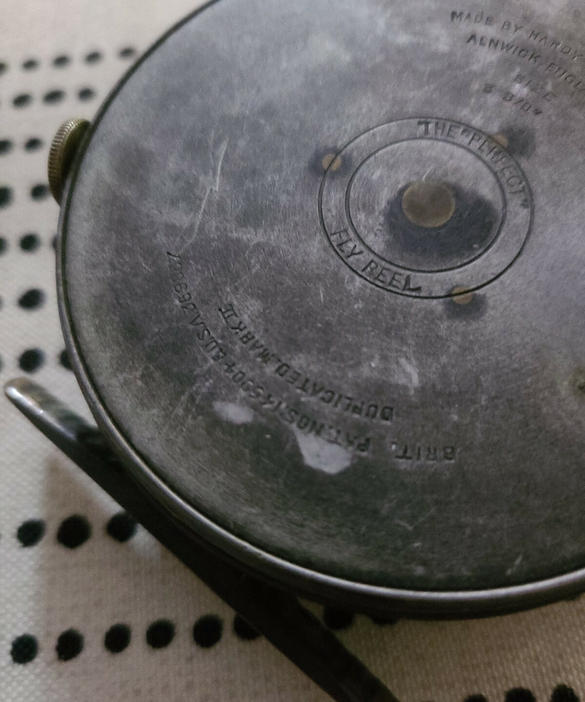 Hardy Bros Alnwick England The „Perfect“ Fly Reel 3 8/8″ Duplicated MK II