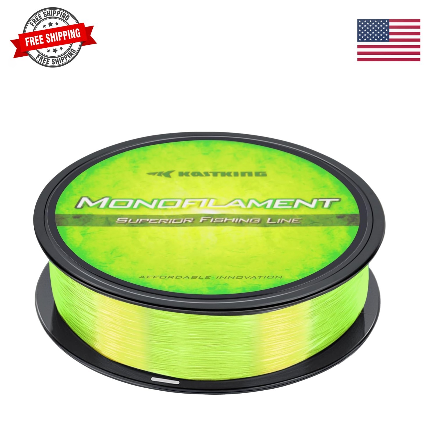 World’s Monofilament Fishing Line – Paralleled Roll Track – Strong and Abras…