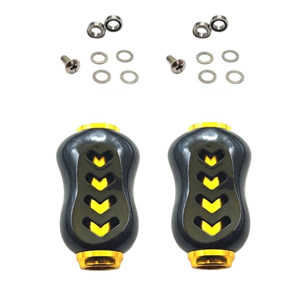 Carbon Fiber Fishing Reel Handle Knob for DAIWA Models Comfortable Grip
