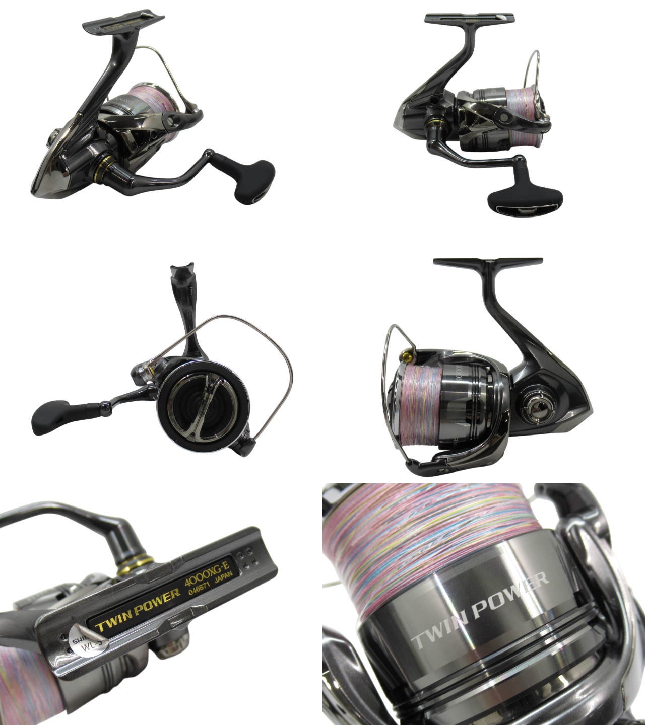 Shimano 24 Twin Power 4000XG Spinning Reel Used Japan (3rd unit)