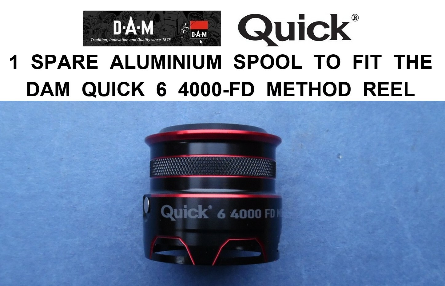 CLEARANCE 1 SPARE SPOOL FOR THE DAM QUICK 6 4000 METHOD FEEDER REEL MATCH FLOAT