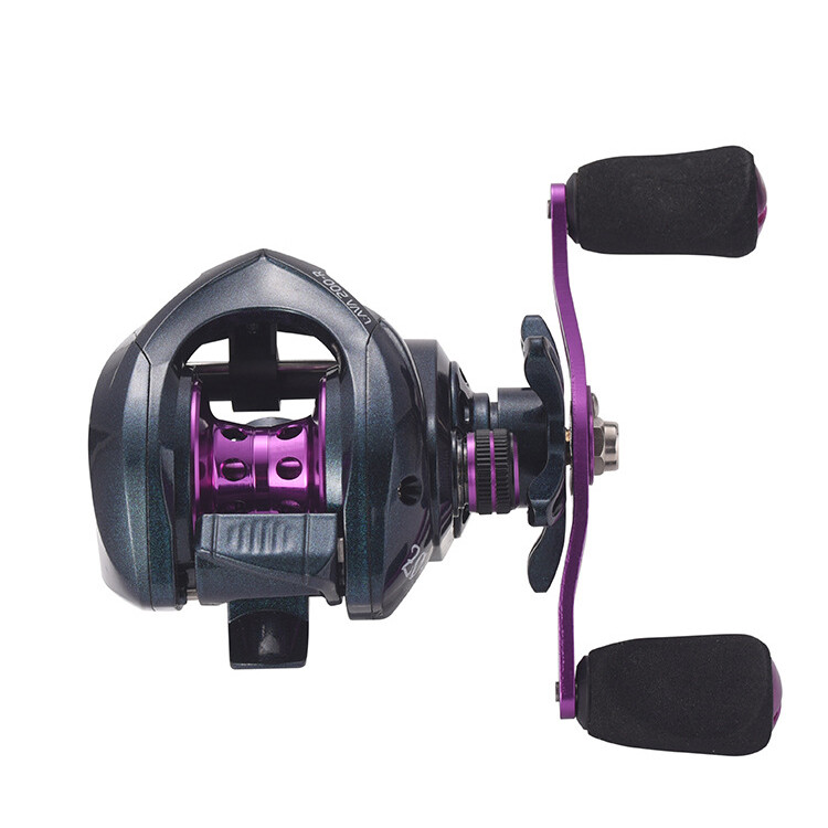 Baitcast Fishing Reel 7.2:1 20+1BB High Speed Smooth 17lb Drag Salt/Freshwater